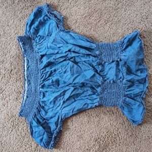 Small blue top